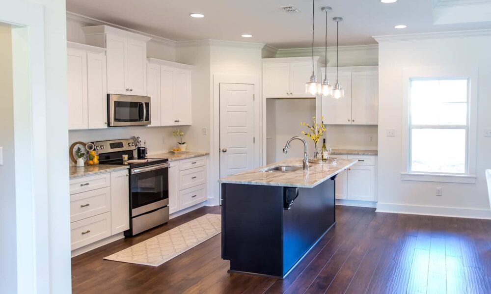 Kitchen Remodeling cabinets, island, flooring Easton pa
